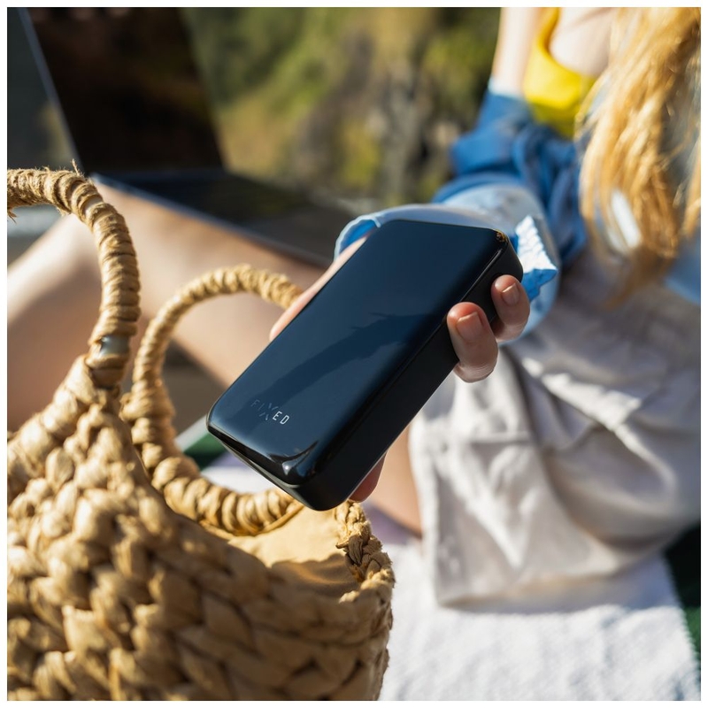 Powerbank Fixed Zen 20 Pro с LCD дисплей, черен