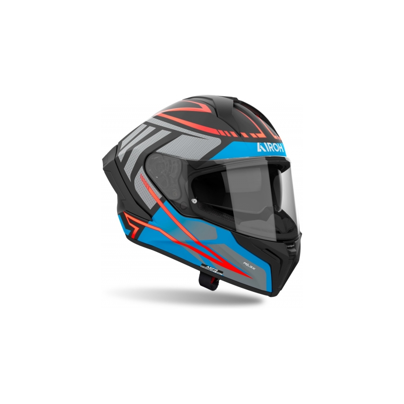 Airoh Matryx Rider каска за мотоциклет с пълно лице, тъмносиня, матова