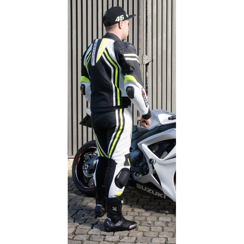 Pánská kombinéza Tschul 555 černo-bílá-fluo žlutá výprodej