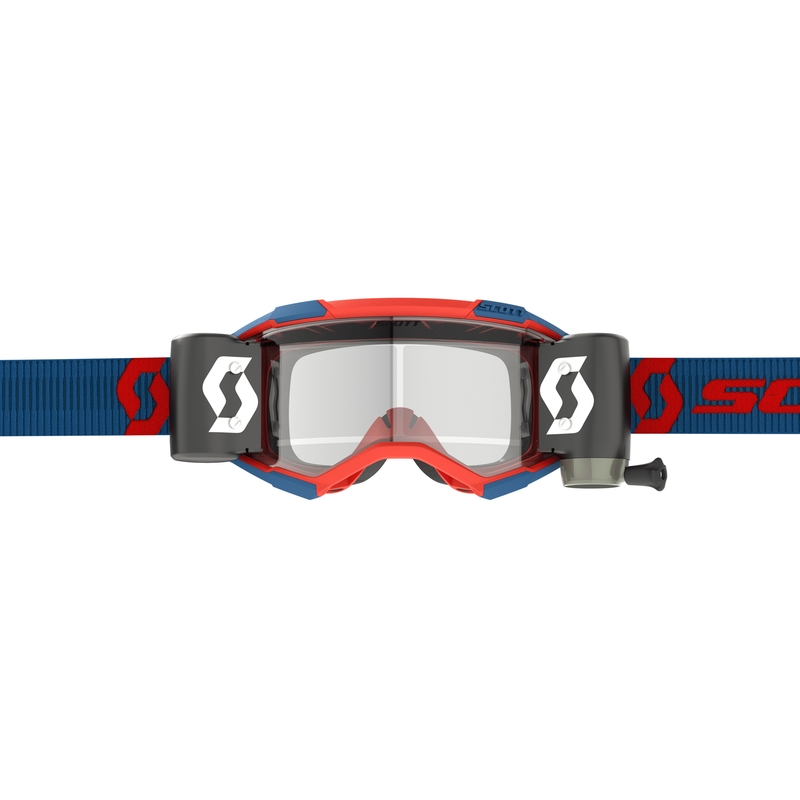 Motokrosové brýle Scott Fury WFS modro-fluo červené