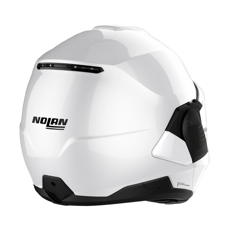 Мото каска Nolan N120-1 Classico N-com, бяла, с отваряне