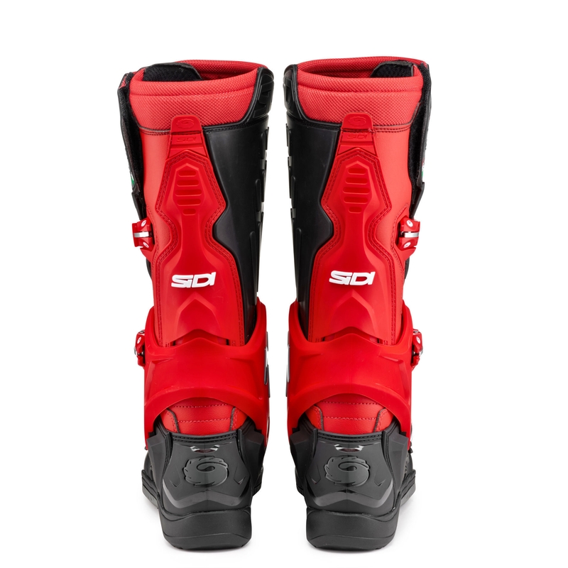SiDi Crossair черни и червени ботуши за мотоциклет
