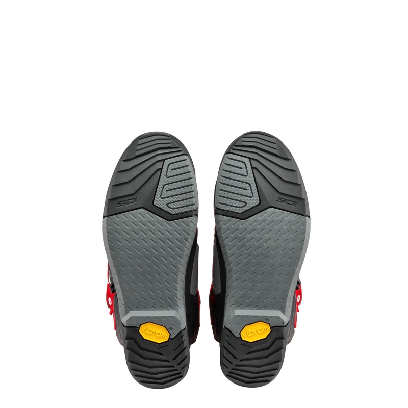 SiDi Crossair черни и червени ботуши за мотоциклет