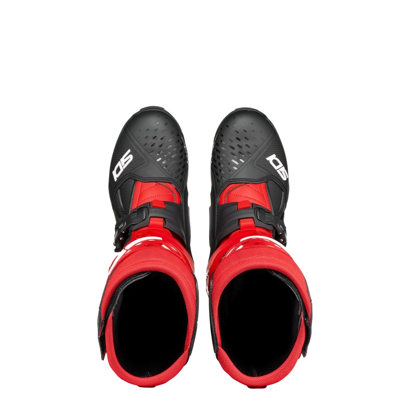 SiDi Crossair черни и червени ботуши за мотоциклет