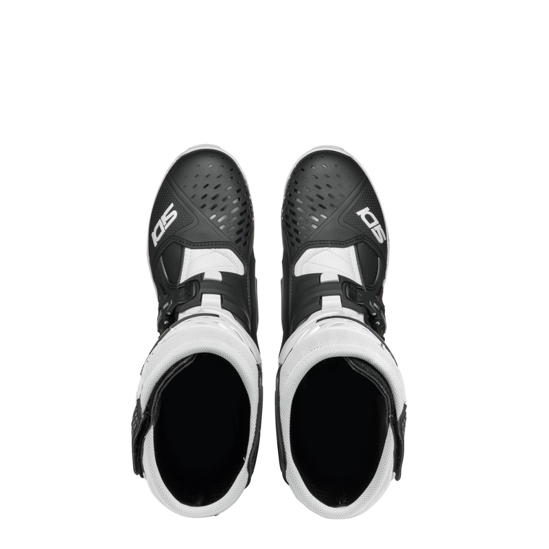 SiDi Crossair черно-бели ботуши за мотоциклет