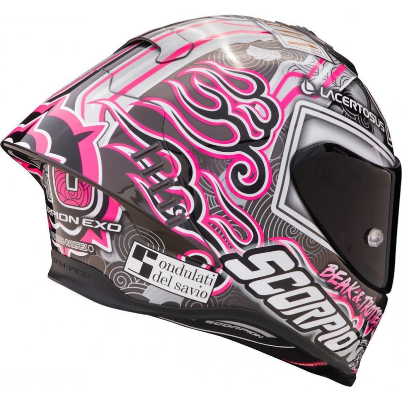 Интегрална мотоциклетна каска SCORPION EXO-R1 FIM Racing #1 AIR CANET Aron Canet