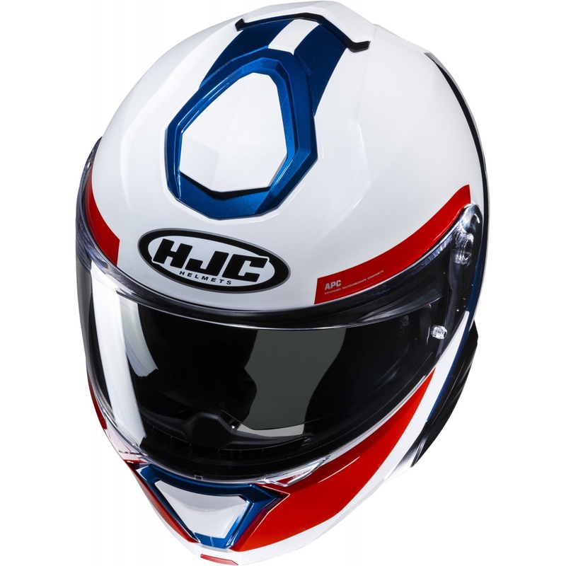 Каска HJC i91 Bina MC21 бяло-синьо-червена
