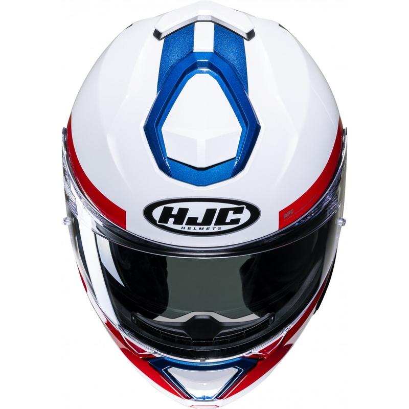 Каска HJC i91 Bina MC21 бяло-синьо-червена