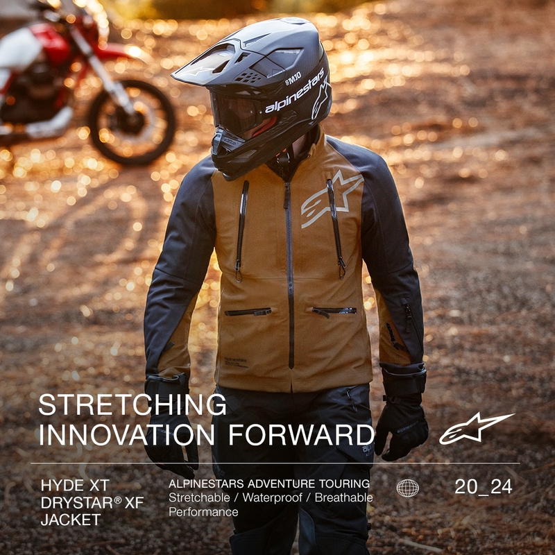 Alpinestars Hyde XT Drystar XF яке за мотоциклет пясъчно черно
