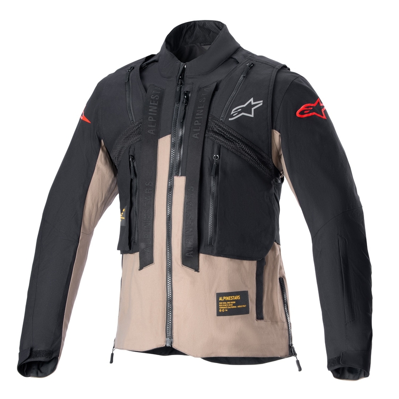 Alpinestars Techdura черно и кафяво яке за мотоциклет