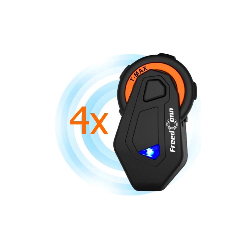 Комплект от 4 Bluetooth интеркома T-MAX
