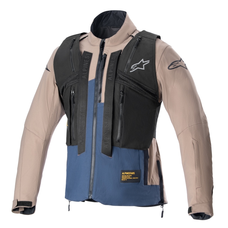 Мотоциклетно яке Alpinestars Techdura Black-Brown-Dark Blue