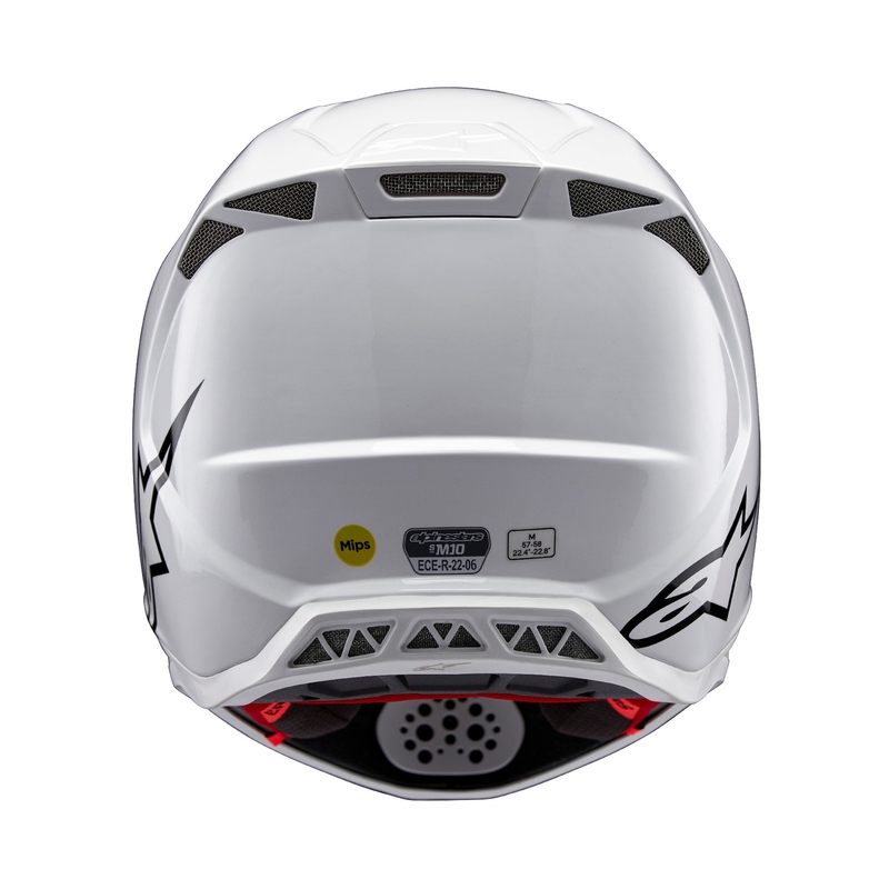 Alpinestars Supertech S-M10 Solid White мотокрос каска