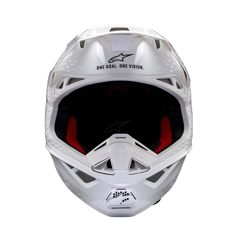 Alpinestars Supertech S-M10 Solid White мотокрос каска
