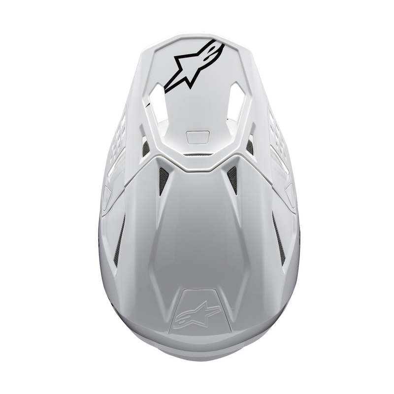 Alpinestars Supertech S-M10 Solid White мотокрос каска