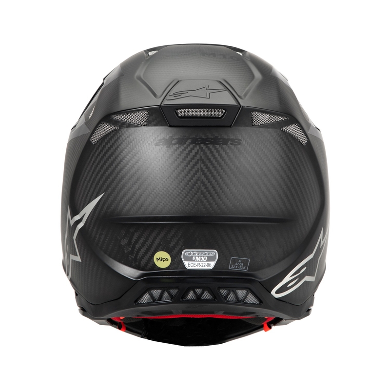 Alpinestars Supertech S-M10 Fame мотокрос каска гланц/матов карбон