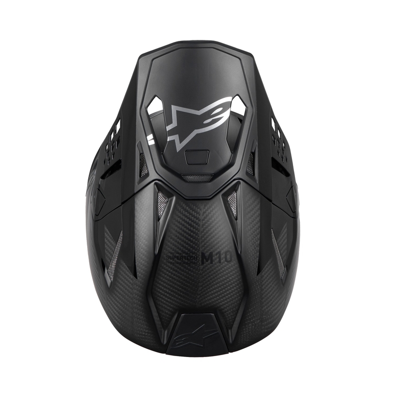 Alpinestars Supertech S-M10 Fame мотокрос каска гланц/матов карбон