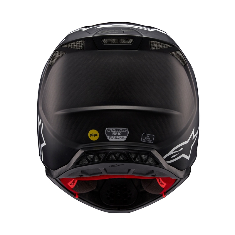Alpinestars Supertech S-M10 Flood Каска за мотокрос черно - тъмно сиво