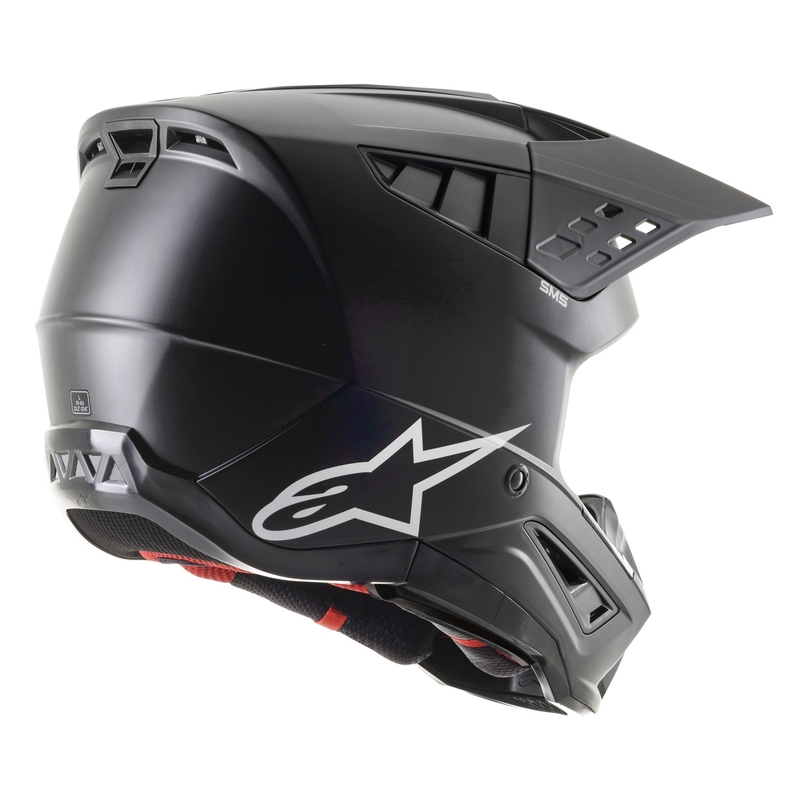 Alpinestars S-M5 твърда каска за мотокрос матово черно