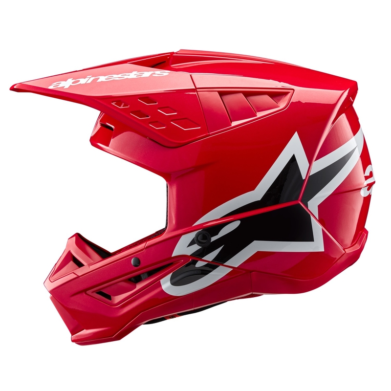Alpinestars S-M5 Corp червена каска за мотокрос