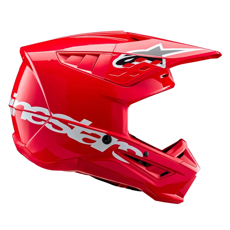 Alpinestars S-M5 Corp червена каска за мотокрос
