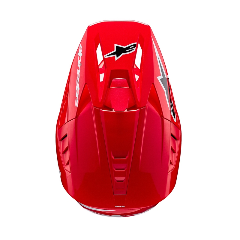Alpinestars S-M5 Corp червена каска за мотокрос