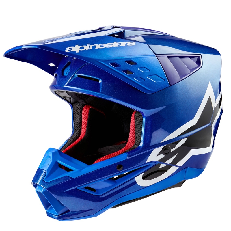 Alpinestars S-M5 Corp мотокрос каска синя