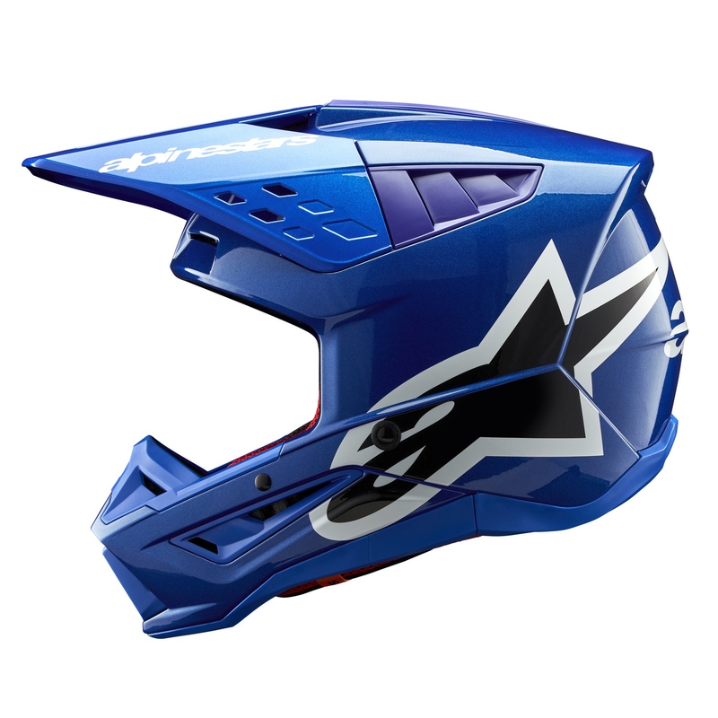 Alpinestars S-M5 Corp мотокрос каска синя