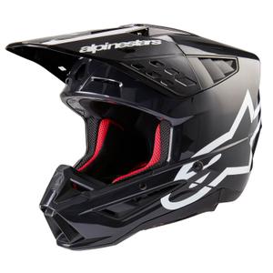 Мотокрос каска Alpinestars S-M5 Corp тъмно сива
