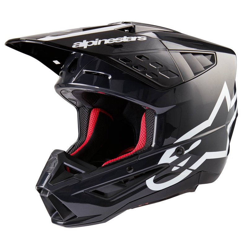 Мотокрос каска Alpinestars S-M5 Corp тъмно сива