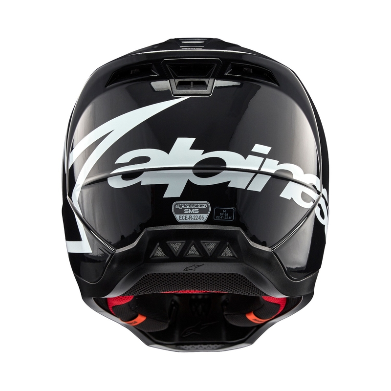 Мотокрос каска Alpinestars S-M5 Corp тъмно сива