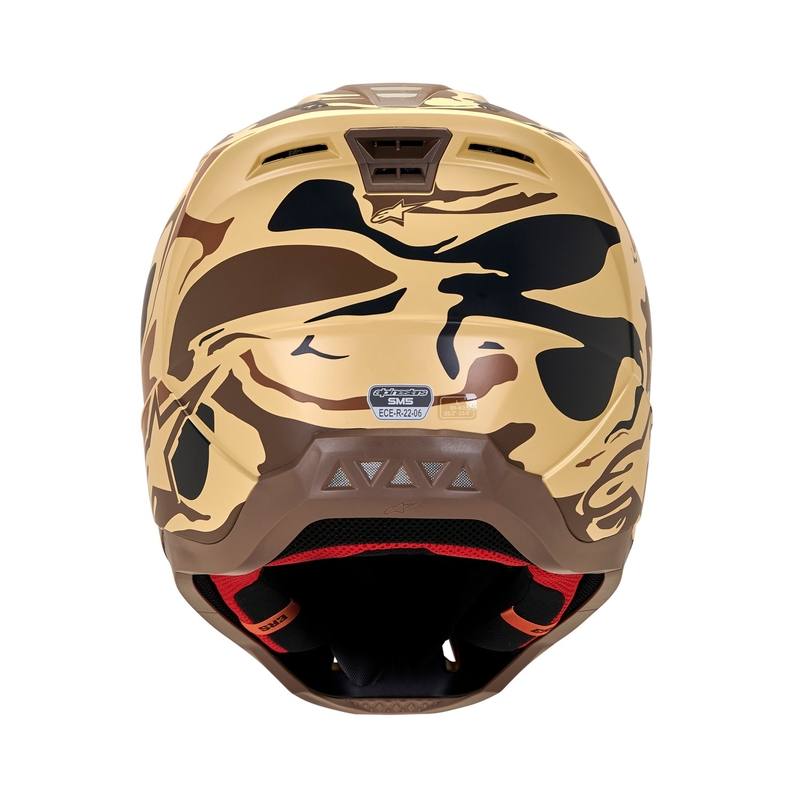 Alpinestars S-M5 Mineral мотокрос каска матова тъмнокафява камуфлажна