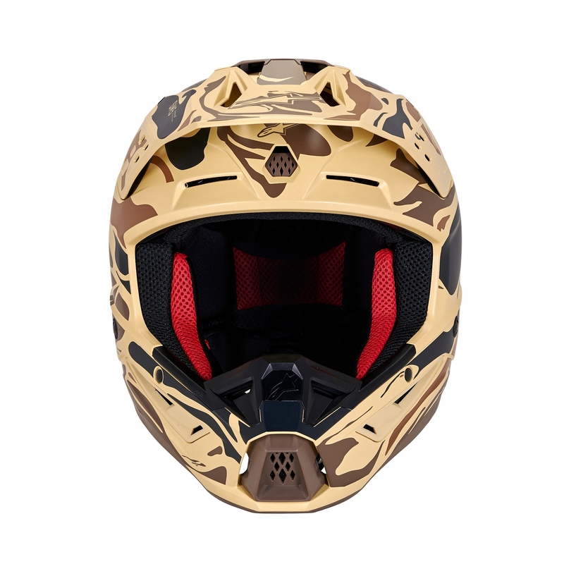 Alpinestars S-M5 Mineral мотокрос каска матова тъмнокафява камуфлажна