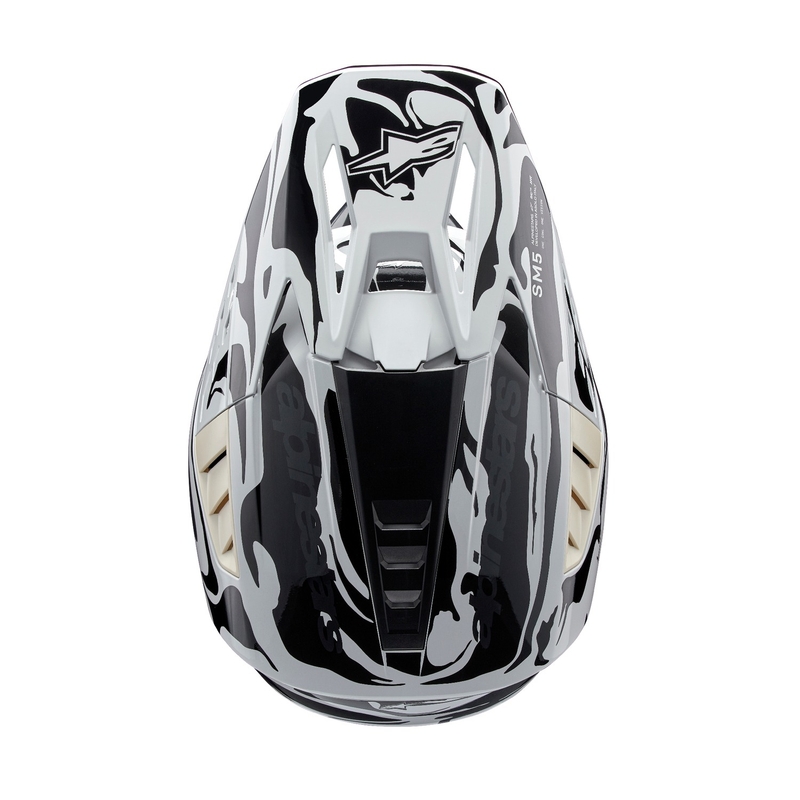 Alpinestars S-M5 Mineral grey camo каска за мотокрос