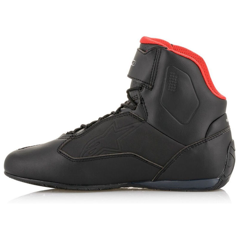 Alpinestars Faster-3 черно-сиво-червени ботуши за мотоциклет