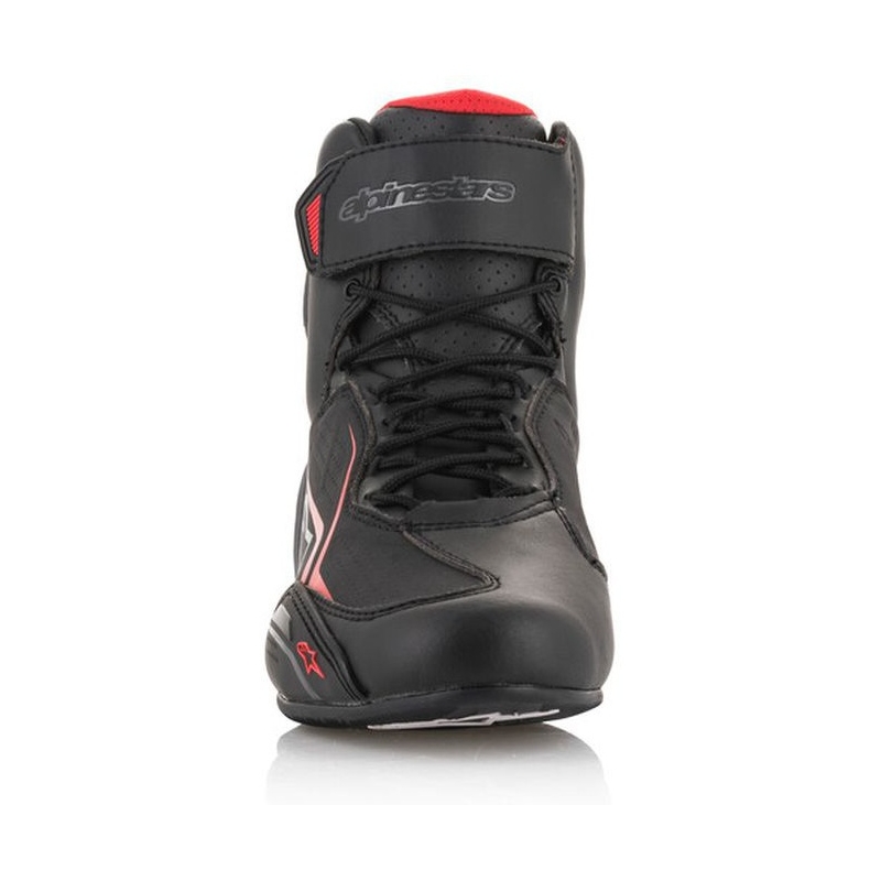 Alpinestars Faster-3 черно-сиво-червени ботуши за мотоциклет
