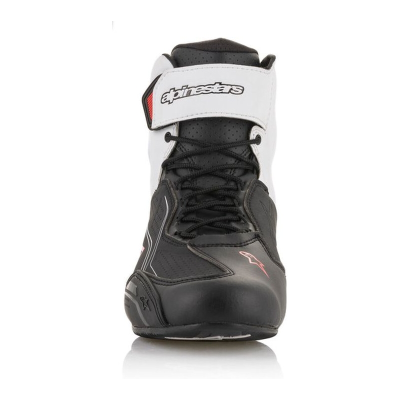 Alpinestars Faster-3 черни, бели и червени ботуши за мотоциклет