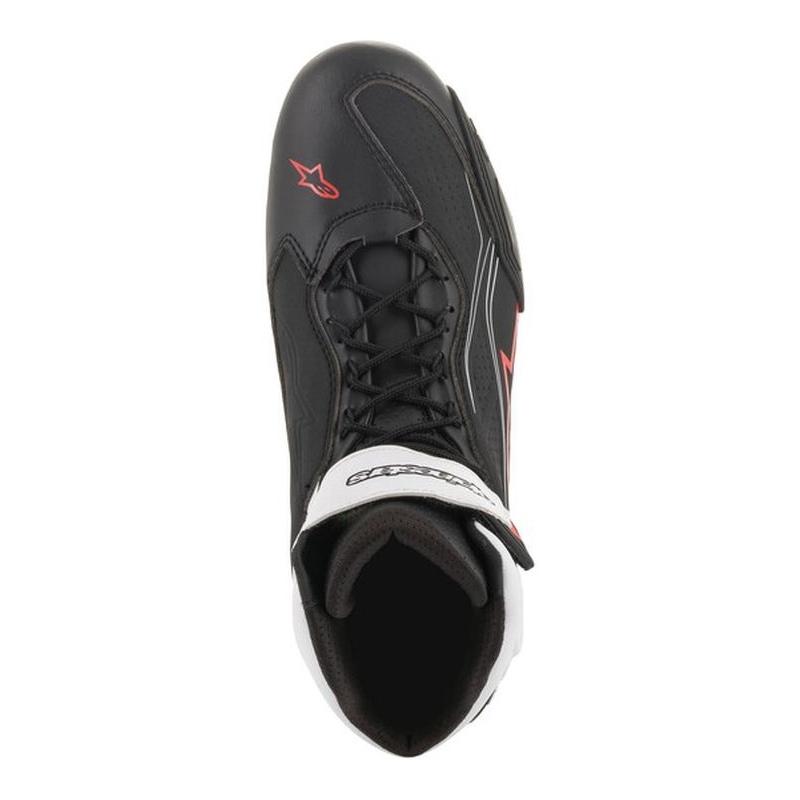 Alpinestars Faster-3 черни, бели и червени ботуши за мотоциклет