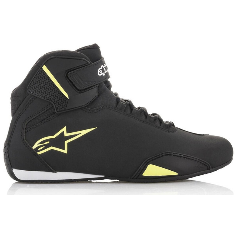 Alpinestars Sector Black-Fluo Yellow Мотоциклетни ботуши