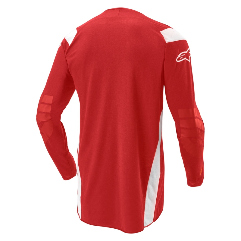 Тениска за мотокрос Alpinestars Techdura fluo red