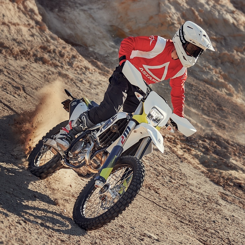 Тениска за мотокрос Alpinestars Techdura fluo red