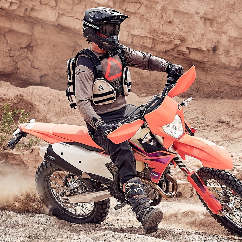 Тениска за мотокрос Alpinestars Techdura кафява