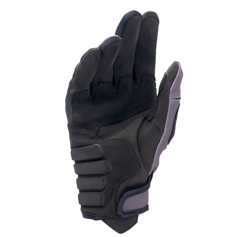 Alpinestars Techdura ръкавици за мотокрос черно-кафяво-флуо червено