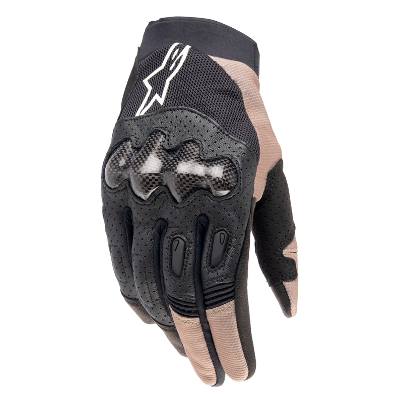 Alpinestars Megawatt 2 ръкавици за мотокрос черно-кафяво-бяло