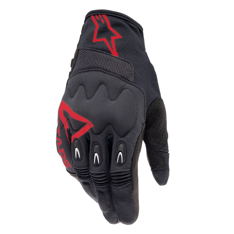 Alpinestars Techdura ръкавици за мотокрос черни и червени