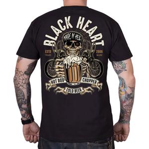 Тениска Black Heart Beer Biker black