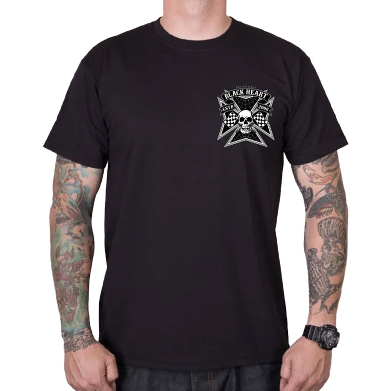 Тениска Black Heart Rock Iron black