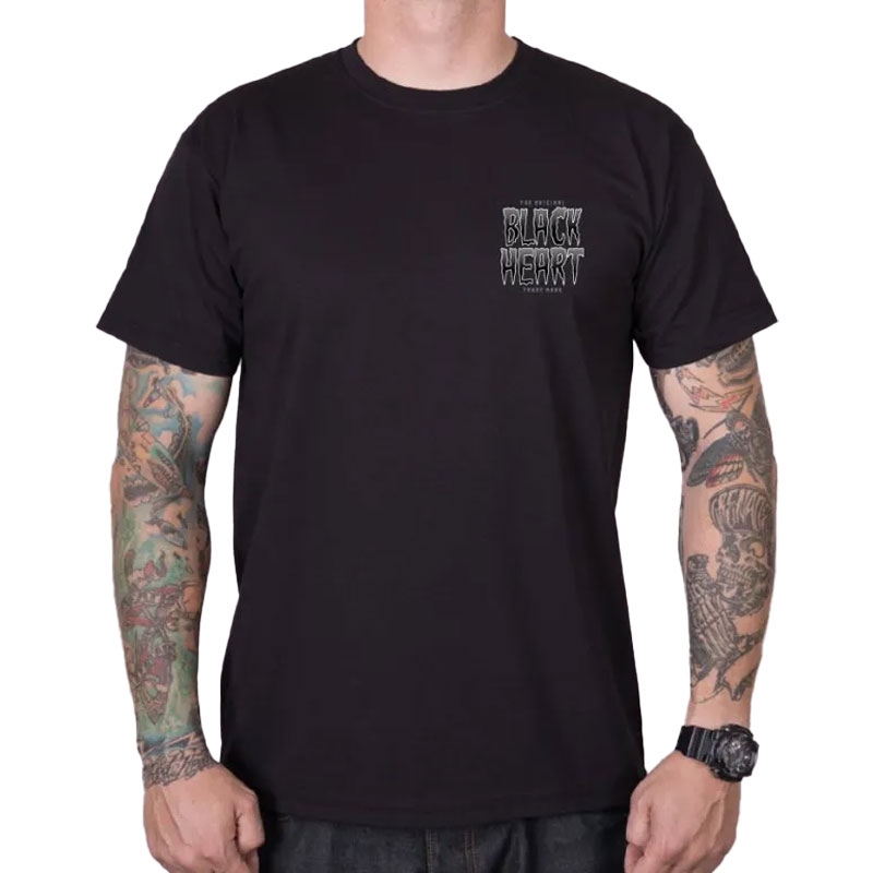 Тениска Black Heart Red Baron black