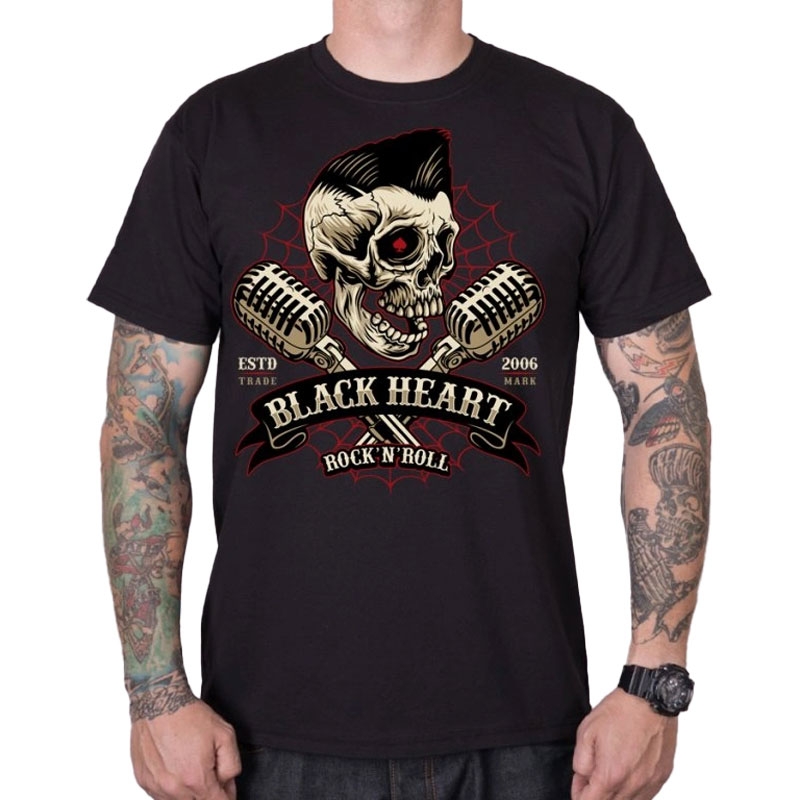 Тениска Black Heart Elwis black