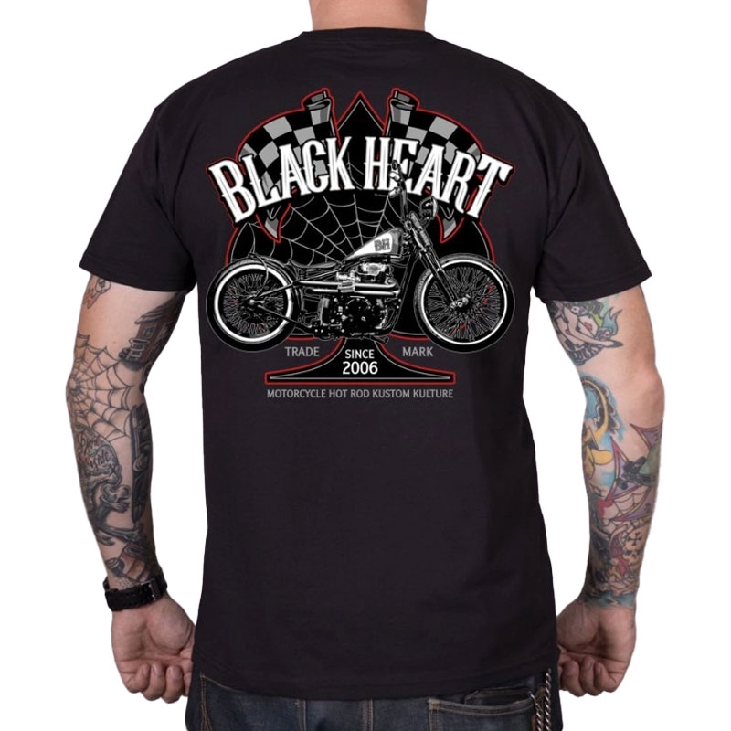 Тениска Black Heart Chopper Race black